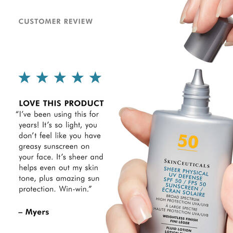 Skin Ceuticals Sheer Physical UV Defense SPF 50